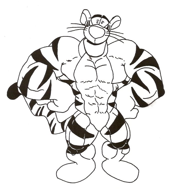 687x761 Buff Tigger By Musclewolf By Stonegate