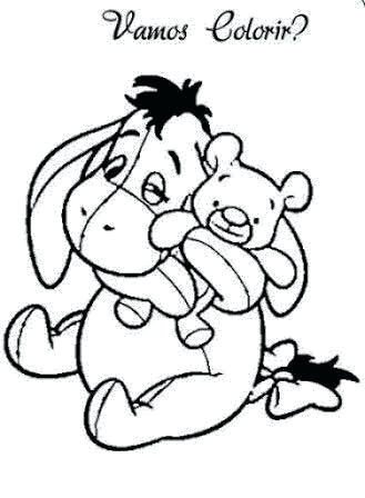 329x448 Perfect Baby Winnie The Pooh Characters Coloring Pages Print Best