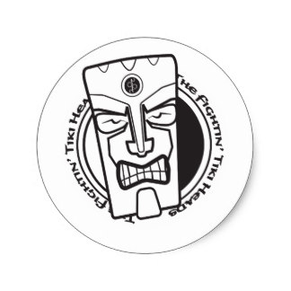 324x324 Tiki Head Craft Supplies Zazzle