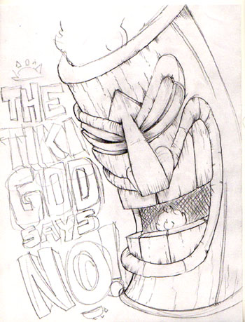 350x459 The Tiki God Is Most Amused! The Art Of Robert Jimenez