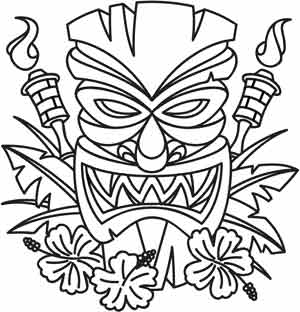 300x312 Tiki Urban Threads Unique And Awesome Embroidery Designs
