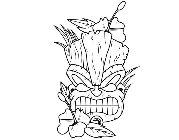 600x469 Tiki Mask On Behance