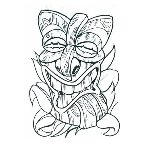 Tiki Man Drawing at GetDrawings | Free download