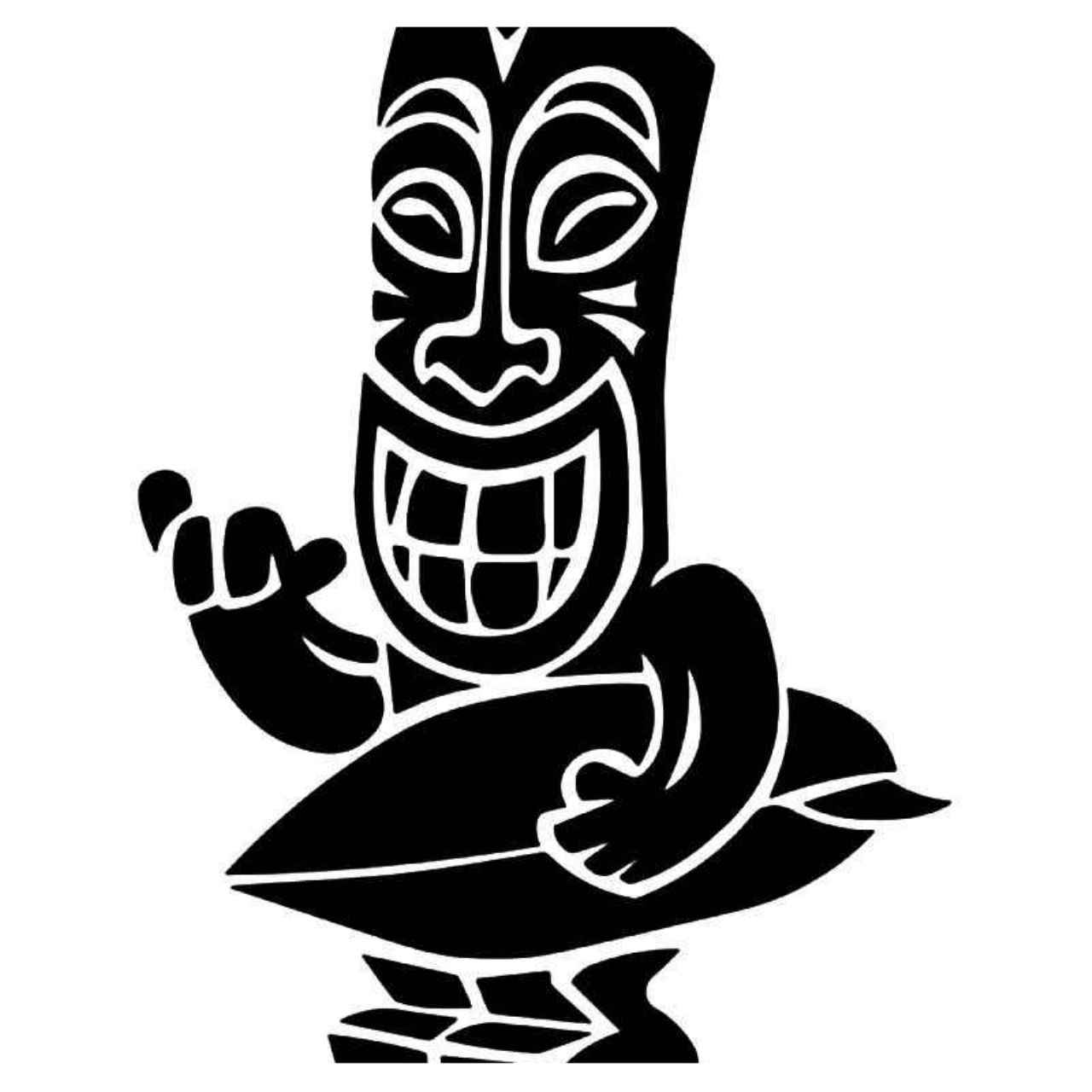 1280x1280 Tiki Torch Surf 6 Vinyl Decal Sticker Tiki Torches, Torches
