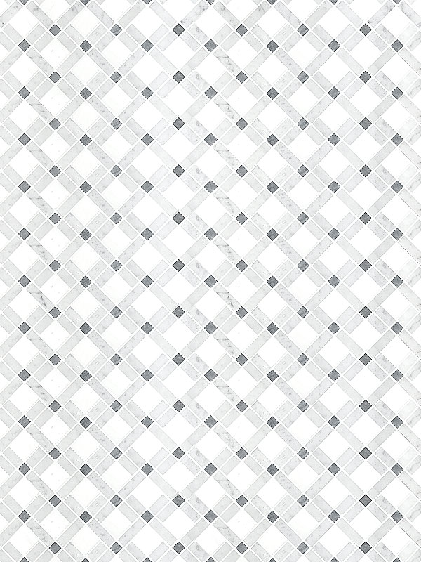 600x800 White Gray Marble Mix Backsplash Tile