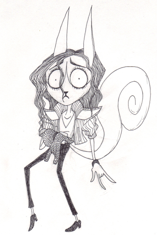 534x800 Jack Sketch By Tim Burton By Sqrlyjack