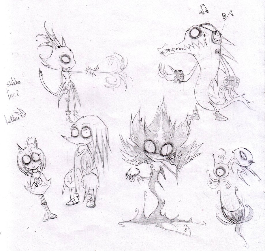 919x870 Sonic Tim Burton Style 2 By Auroblaze