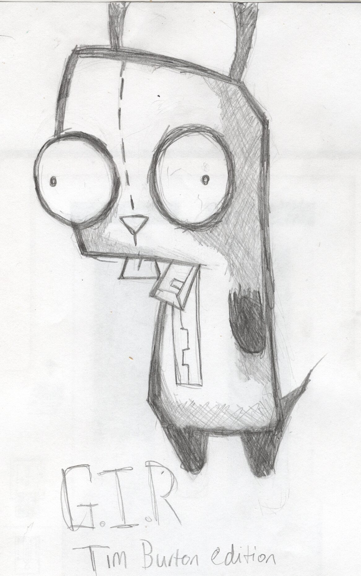 1166x1858 Gir. Tim Burton's Edition. By Skinkusamloka