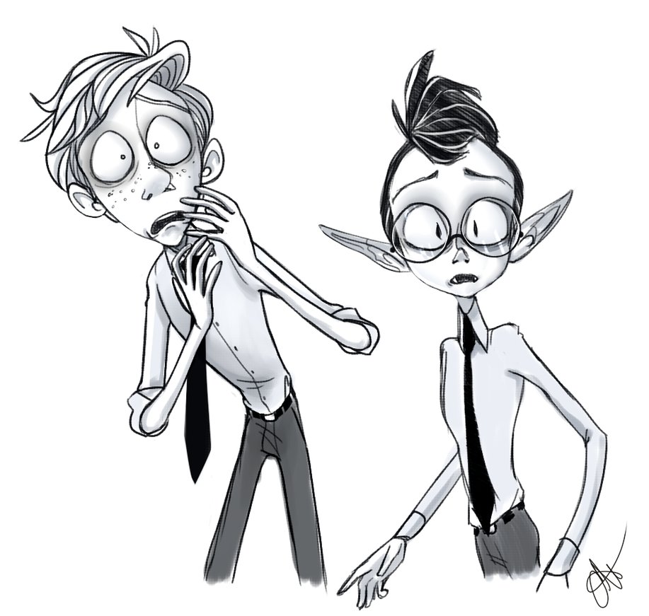 917x871 Henry And Vincent Tim Burton By Muminika