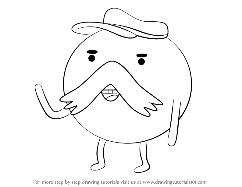 794x614 Learn How To Draw Starchy From Adventure Time (Adventure Time