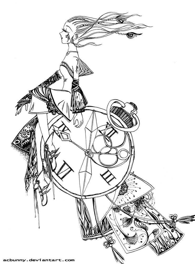 741x1000 Lost In Time By Acbunny