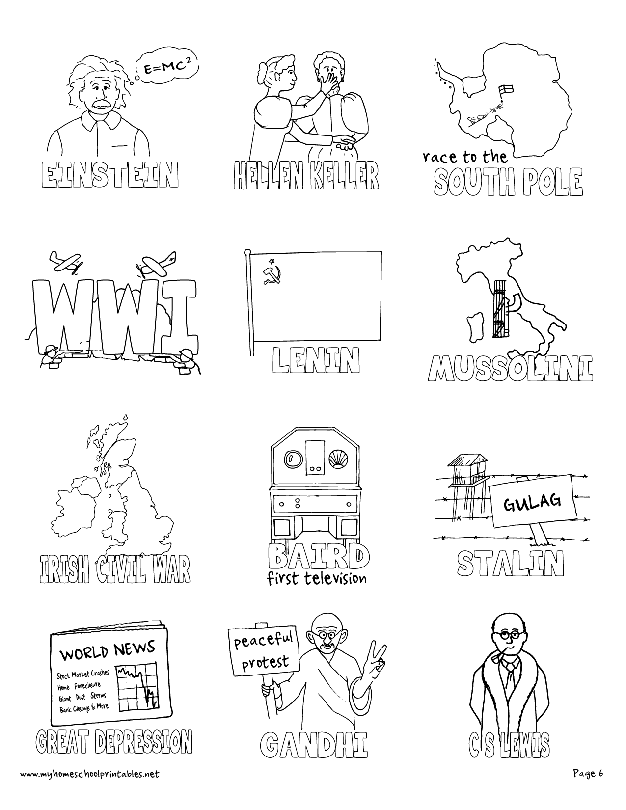 1275x1650 My Homeschool Printables Timeline Figures Volume 4