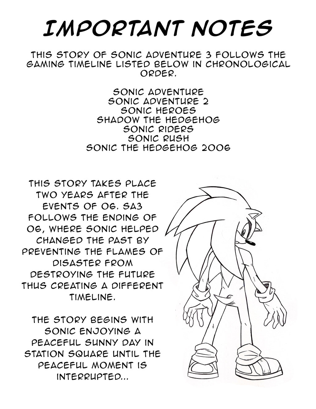 1024x1325 Sonic Adventure 3 Timeline By Ing47