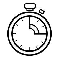 200x200 Timer Icon Vector Image