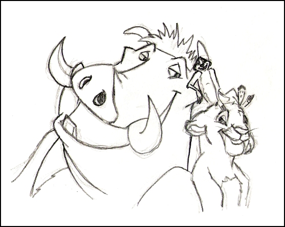 565x451 Pumbaa Timon And Simba By Smellecat