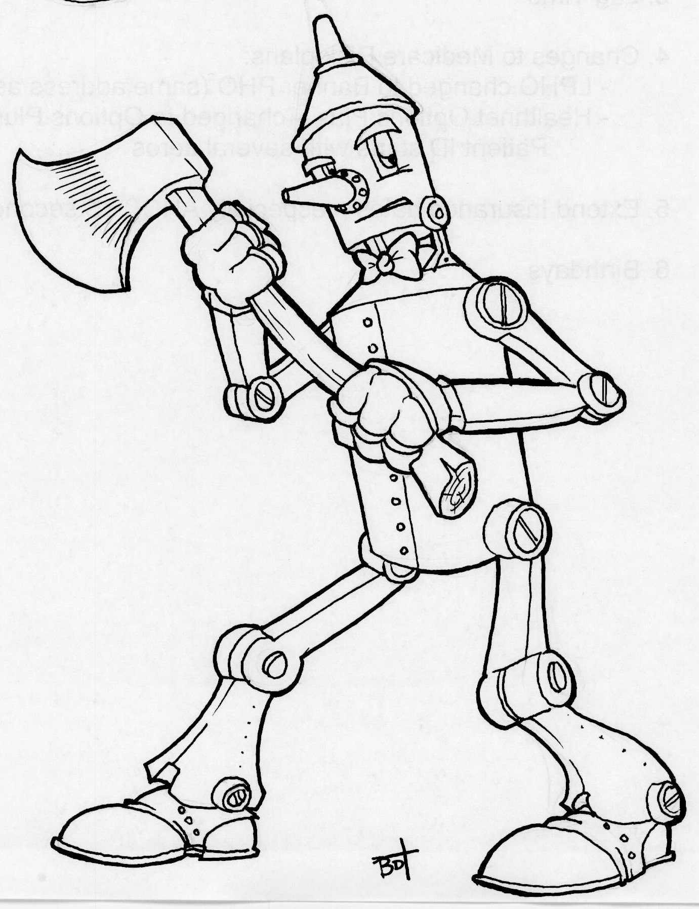 1381x1796 Pins For Tin Man Wizard Of Oz Drawing From Tin Man