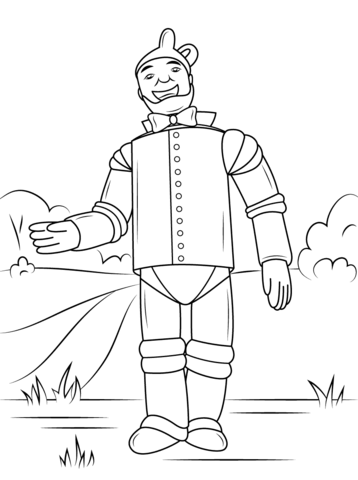 358x480 Wizard Of Oz Tin Man Coloring Page Free Printable Coloring Pages