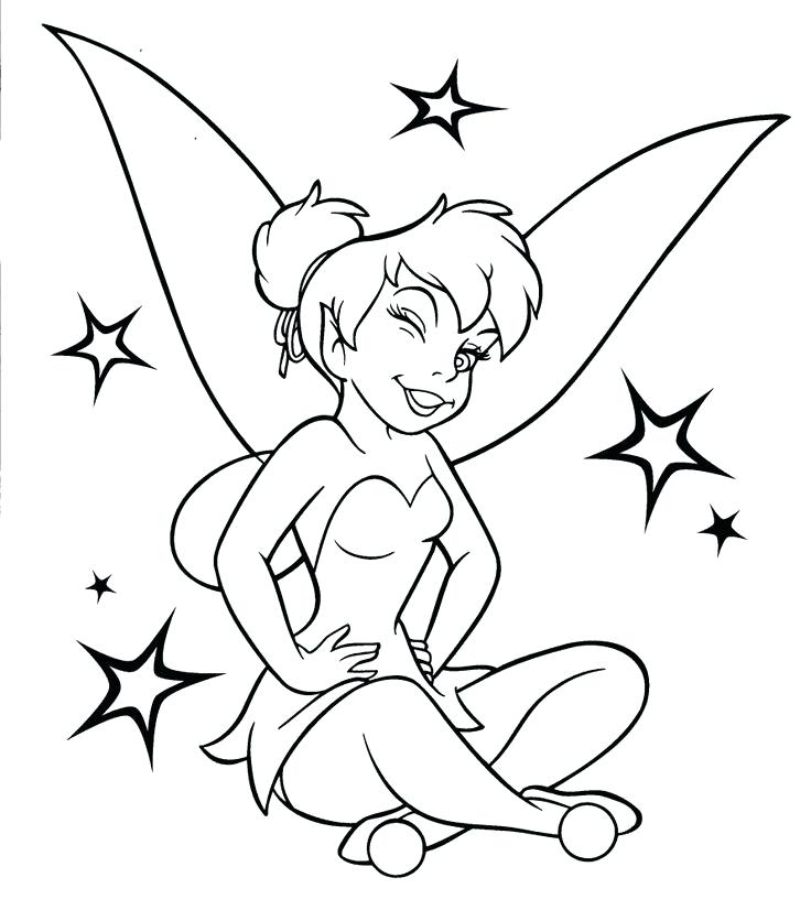 736x826 Trend Tinkerbell Free Coloring Pages Online Tinker Bell And