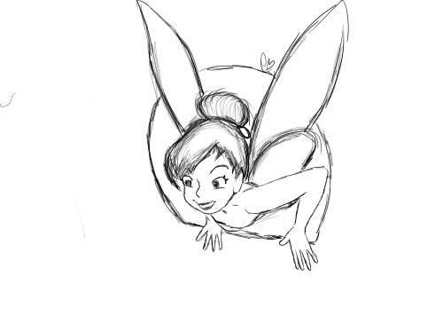 500x356 Walt Disney Sketch