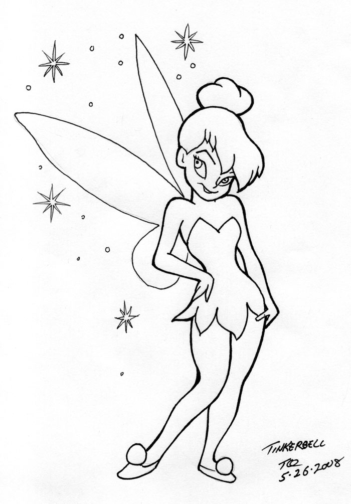 700x1005 Drawing Tinkerbell Many Interesting Cliparts