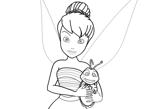 511x380 How To Draw Tinkerbell Part 2 By Sketchheroes