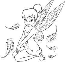 220x220 Tinkerbell Drawing Free Download