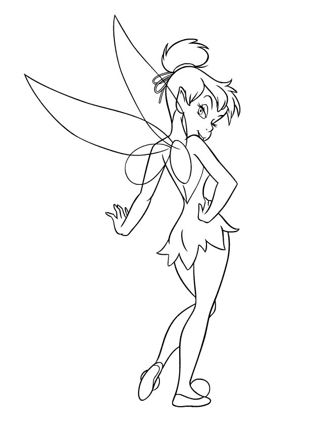 660x847 Kids Under 7 Tinkerbell Coloring Pages