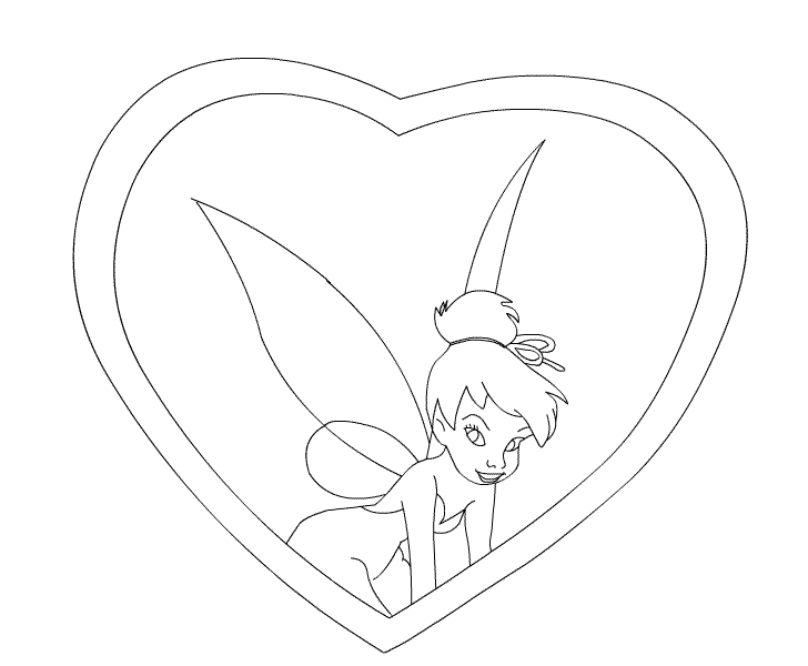 728x600 Tinkerbell Coloring Pages (12)