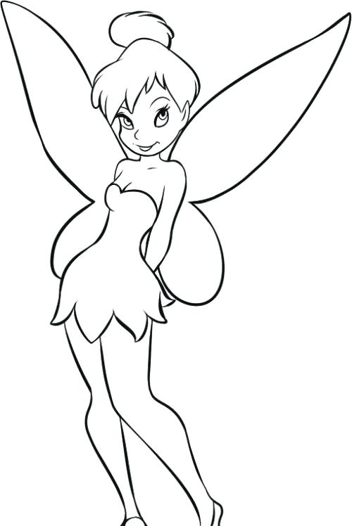 500x748 Top Tinkerbell Coloring Pages Kids Coloring Pages
