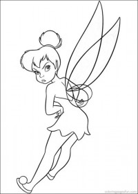 200x280 Angry Tinkerbell Coloring Pages