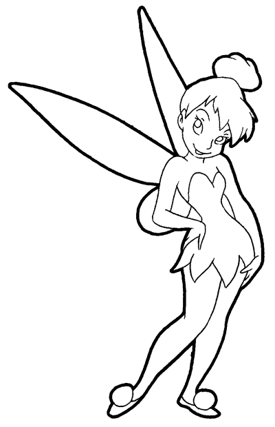 400x620 Step 7 Drawing Tinkerbell In Easy Steps Tutorial X Disney Stuff