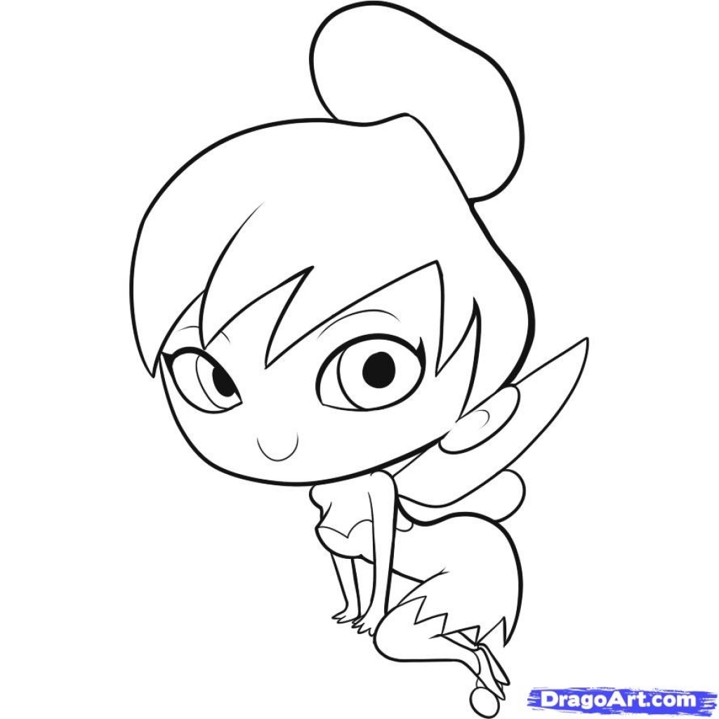 1024x1024 How To Draw Tinkerbell How To Draw Chibi Tinkerbell Step Step
