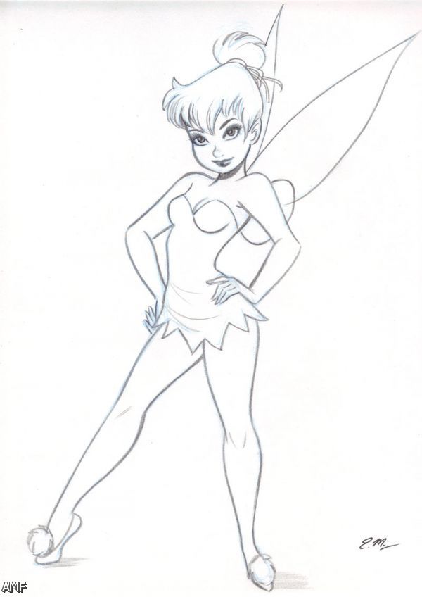 600x848 Tinkerbell Sketches