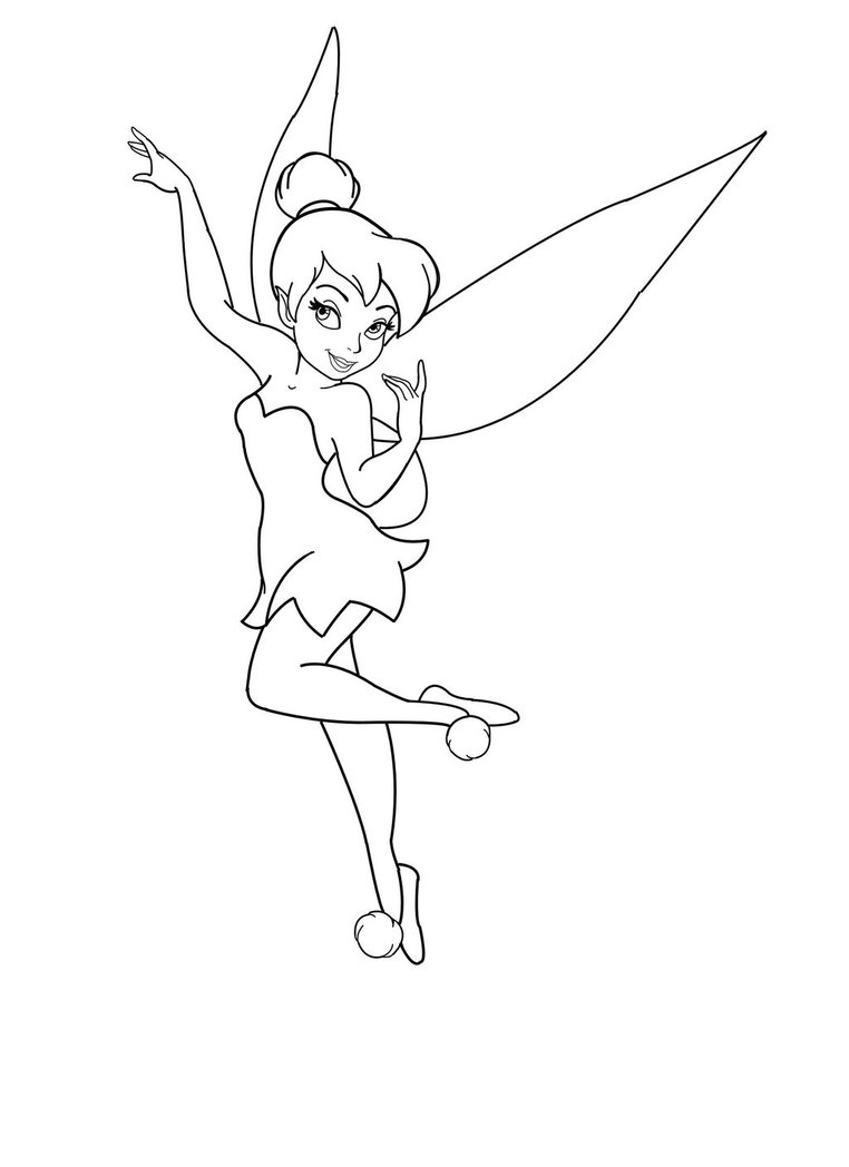 762x1048 Fairy Clipart Outline Drawing