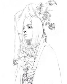 236x295 The Spring Muses Indian Ink And Watercolor On Arches Paper (300g