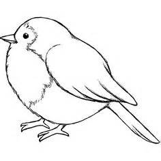 236x236 Line Drawing Robin