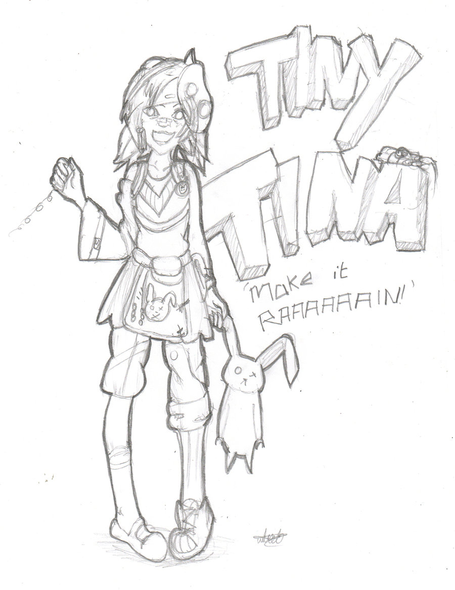 900x1167 Borderlands 2 Fanart Tiny Tina By Victorycabbage