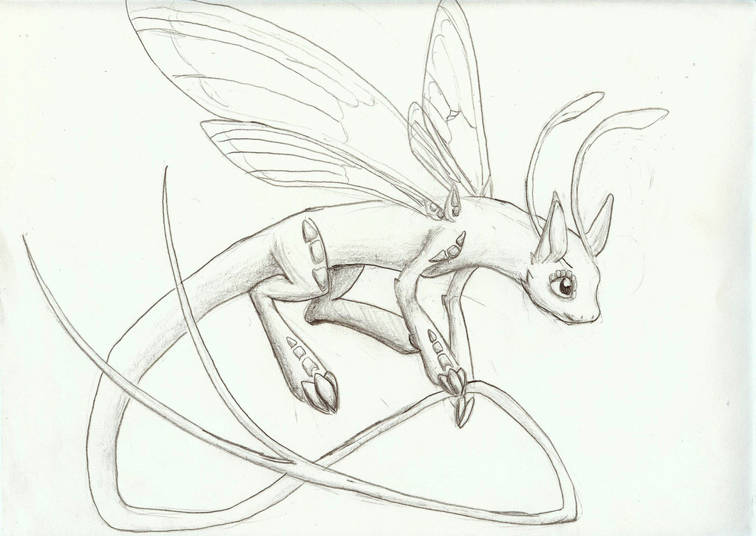 1061x753 Tiny Dragon By Graphiteserpent