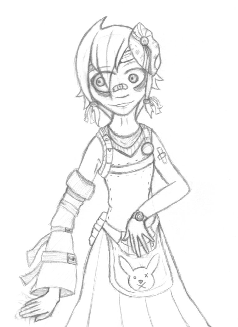 762x1048 Tiny Tina Sketch (Old Sketch) By Milesfreelow