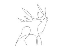 236x185 Wolf Easy One Line Draw Tiny Tattoo Animal Sketch Wolf Symbols