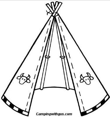 377x403 Make A Camp Teepee