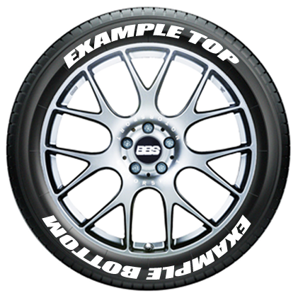 421x421 Top And Bottom Text On Tires Tire Stickers Canada