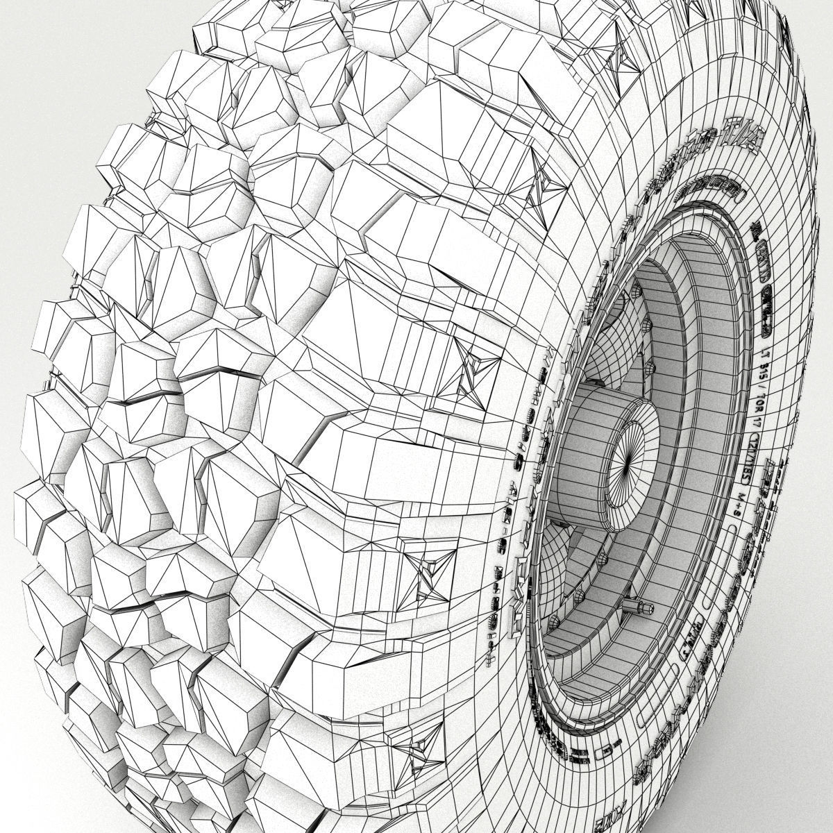 1200x1200 3d Off Road Wheel And Tire 3 Beamng Cgtrader