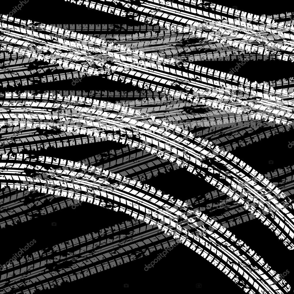 1024x1024 Tire Track Stock Vector Longquattro