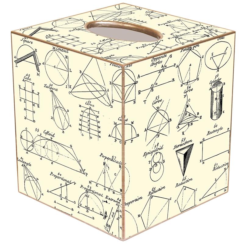 800x800 Tb1388 Geometry Tissue Box Cover