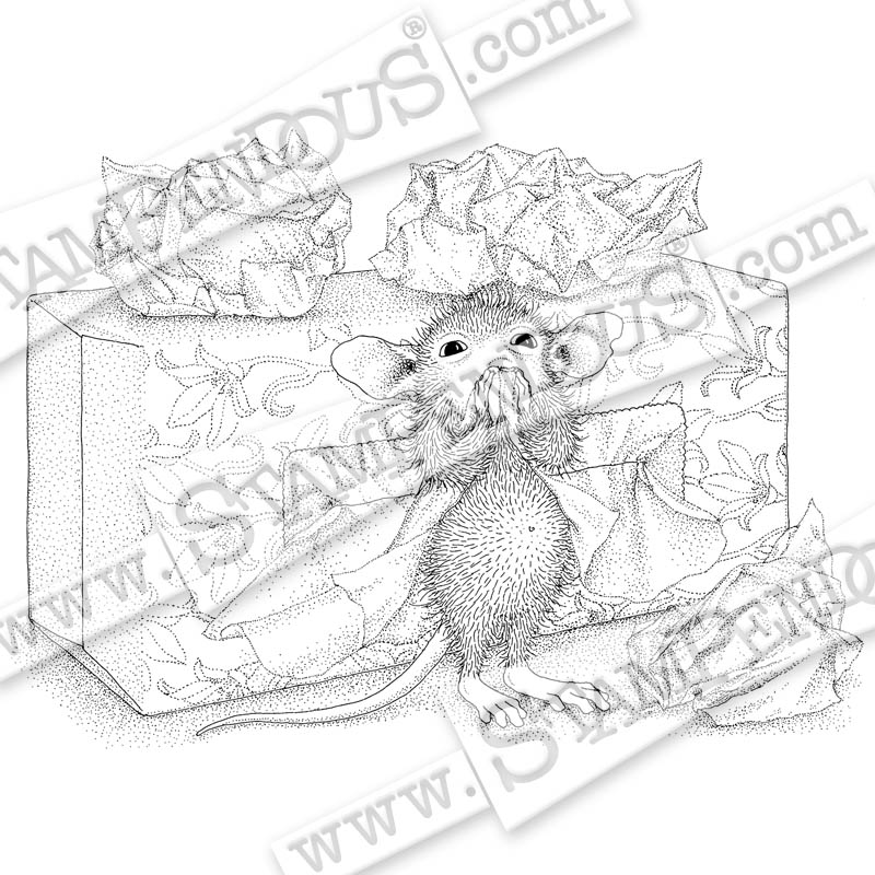 800x800 Tissue Box Rubber Stamp