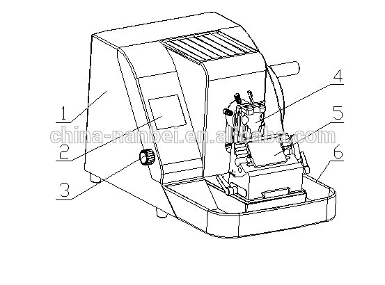 553x410 Yd 355at Fully Automatic Tissue Microtome With High Quality