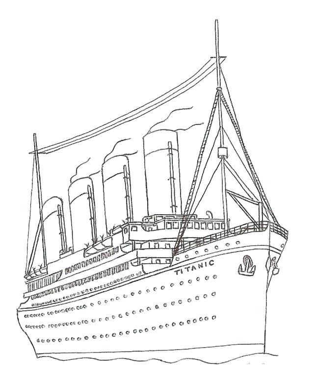 640x771 Fresh Titanic Coloring Pages Or Titanic Colouring Pages Page 3 14