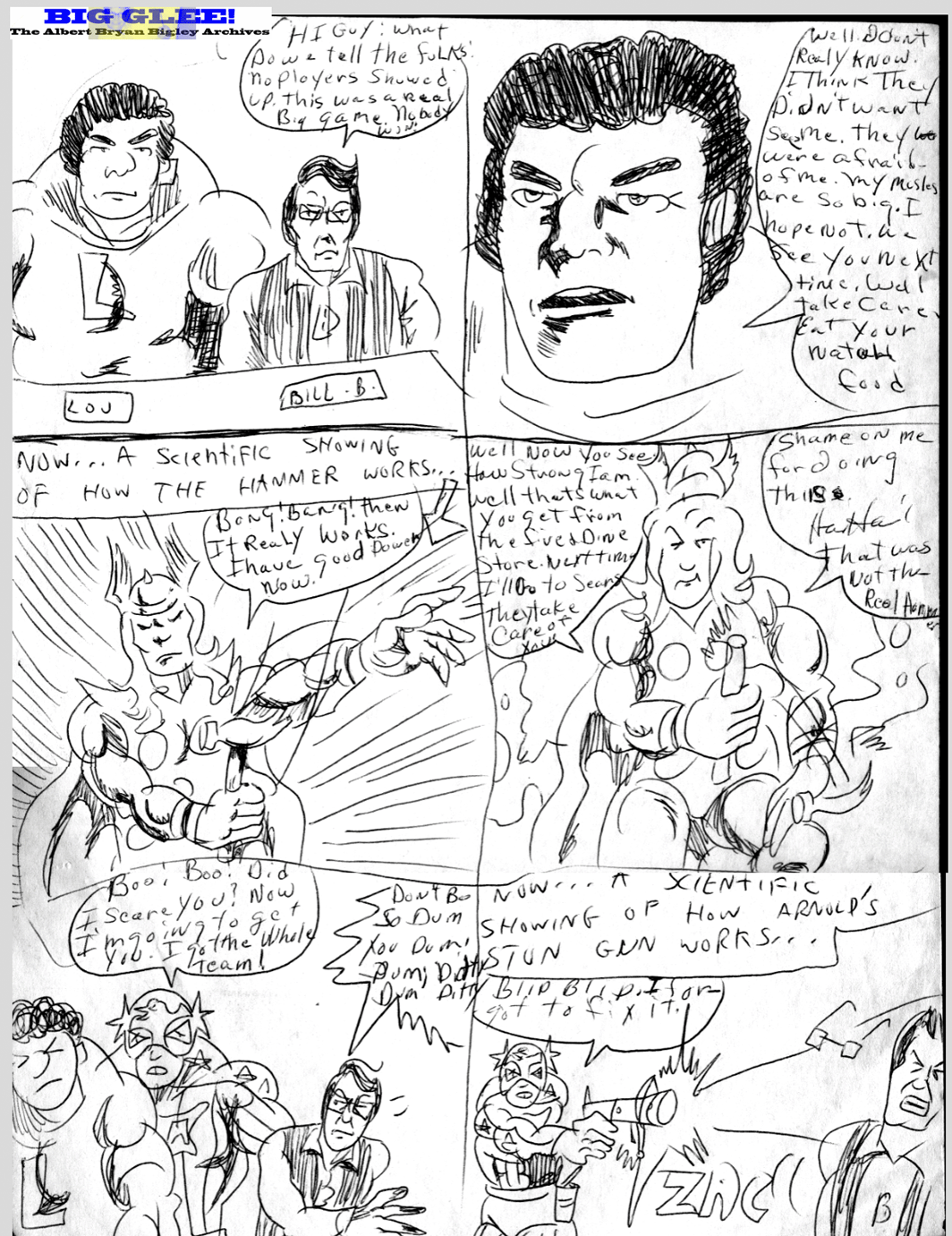 1064x1381 Big Glee! The Albert Bryan Bigley Archives!