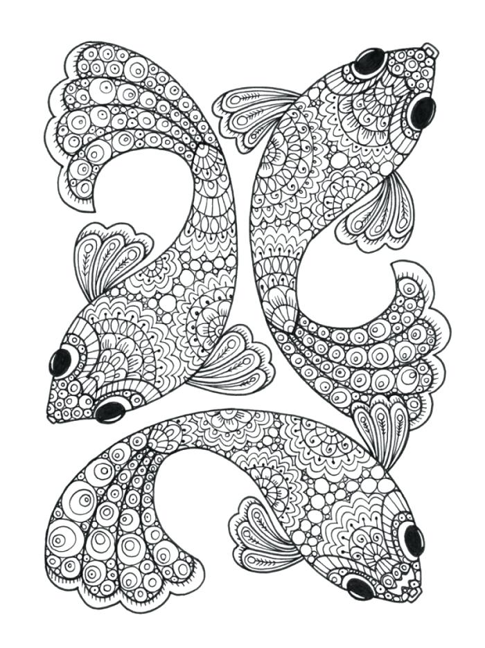 700x936 Coloring Page Of Fish Fishing Coloring Pictures Coloring Pages
